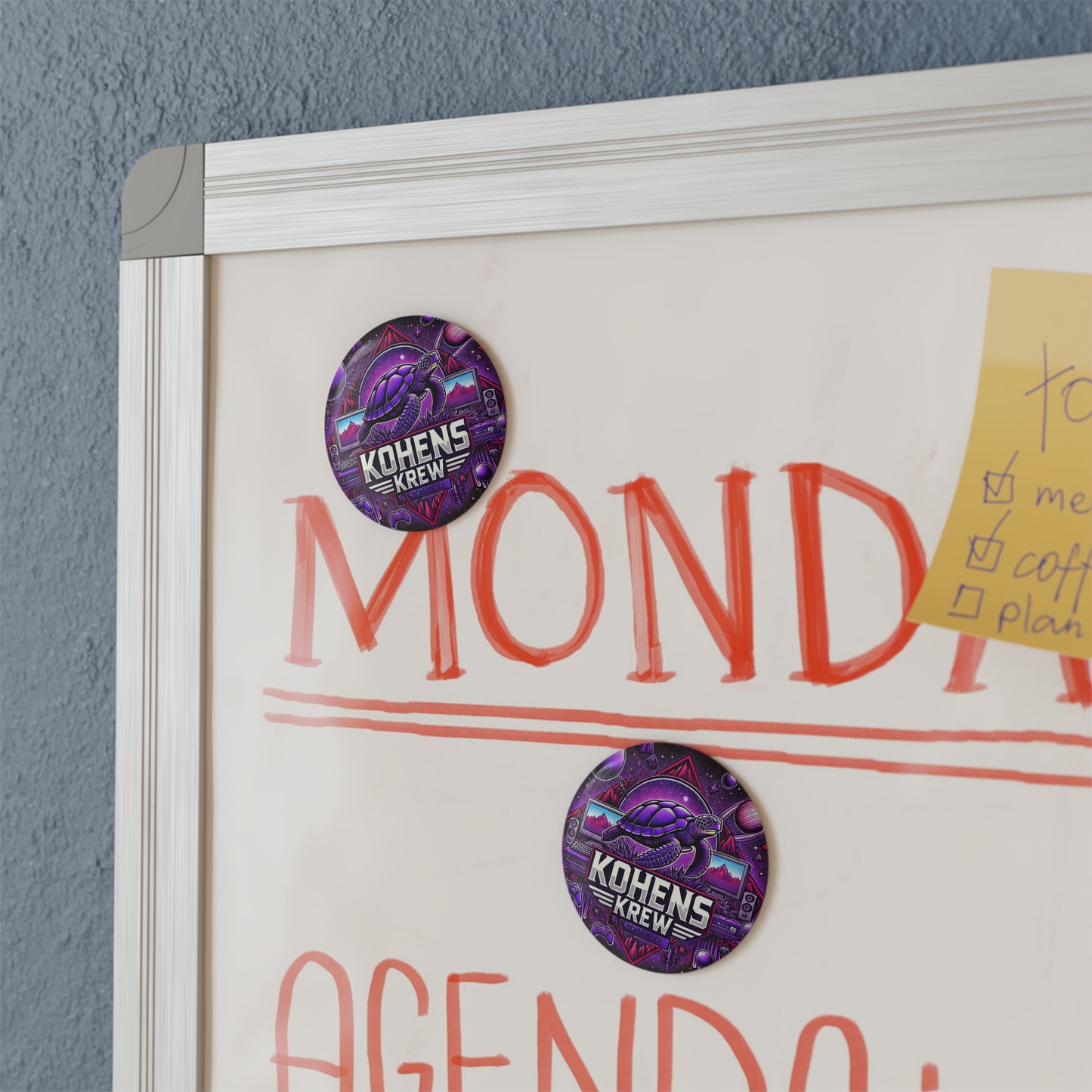 Button Magnet, Round : Profits go to Kohen's Cancer Treatment!