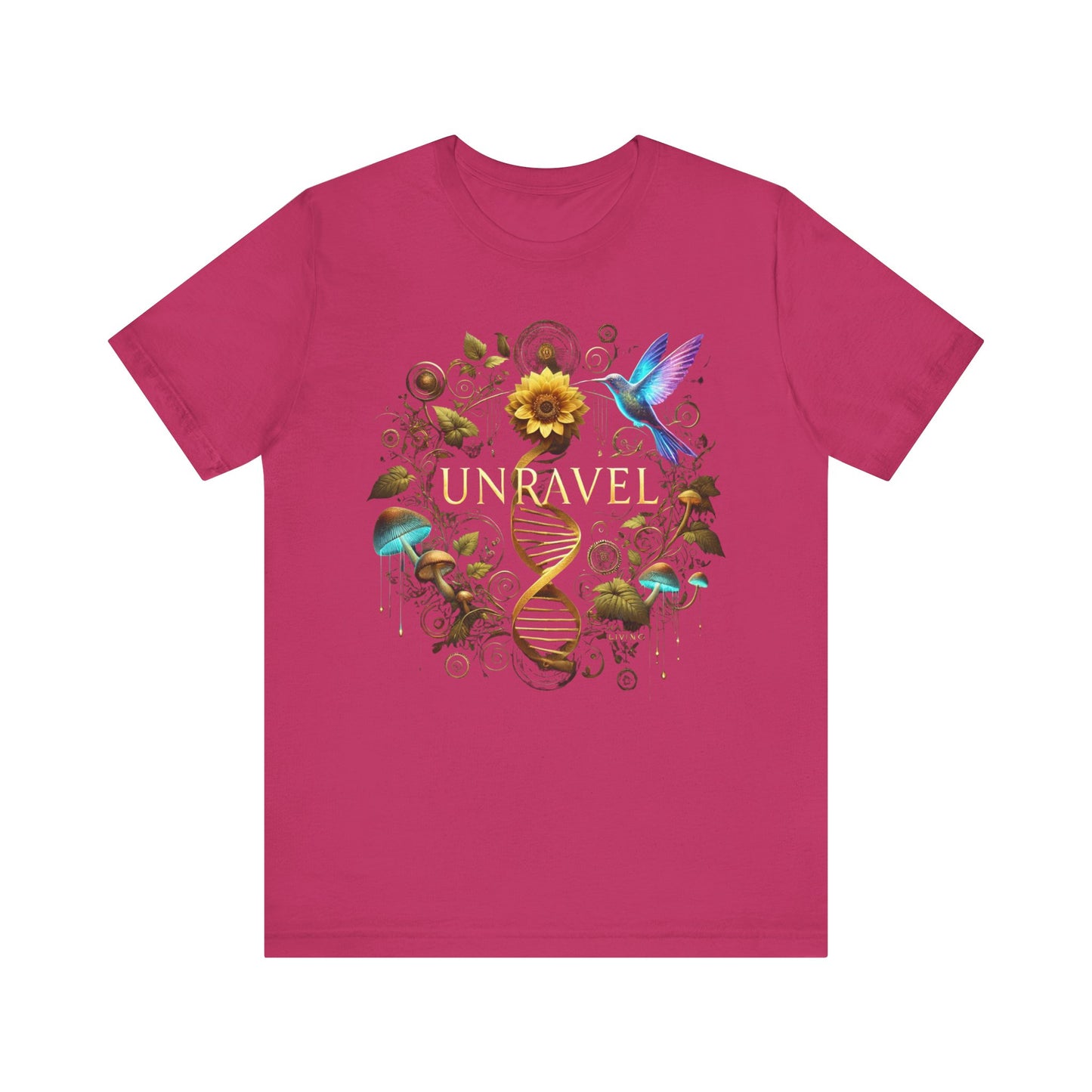 Unravel Unisex Short Sleeve Tee - Perfect for Spring and Everyday Wear