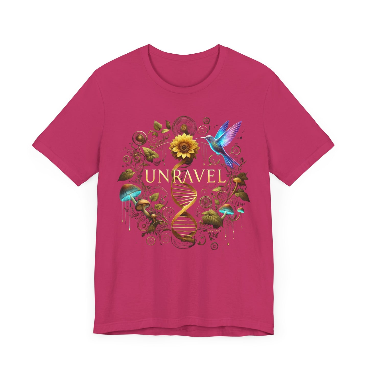Unravel Unisex Short Sleeve Tee - Perfect for Spring and Everyday Wear
