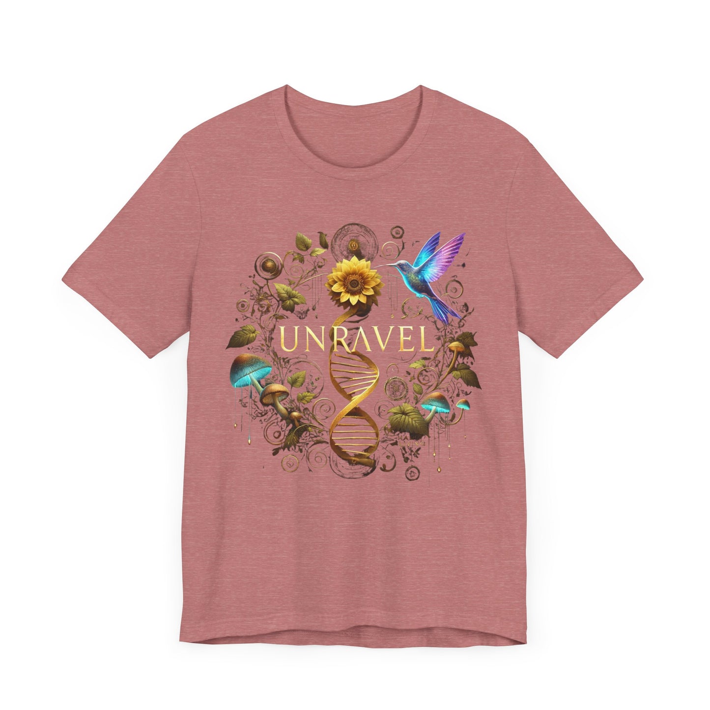 Unravel Unisex Short Sleeve Tee - Perfect for Spring and Everyday Wear