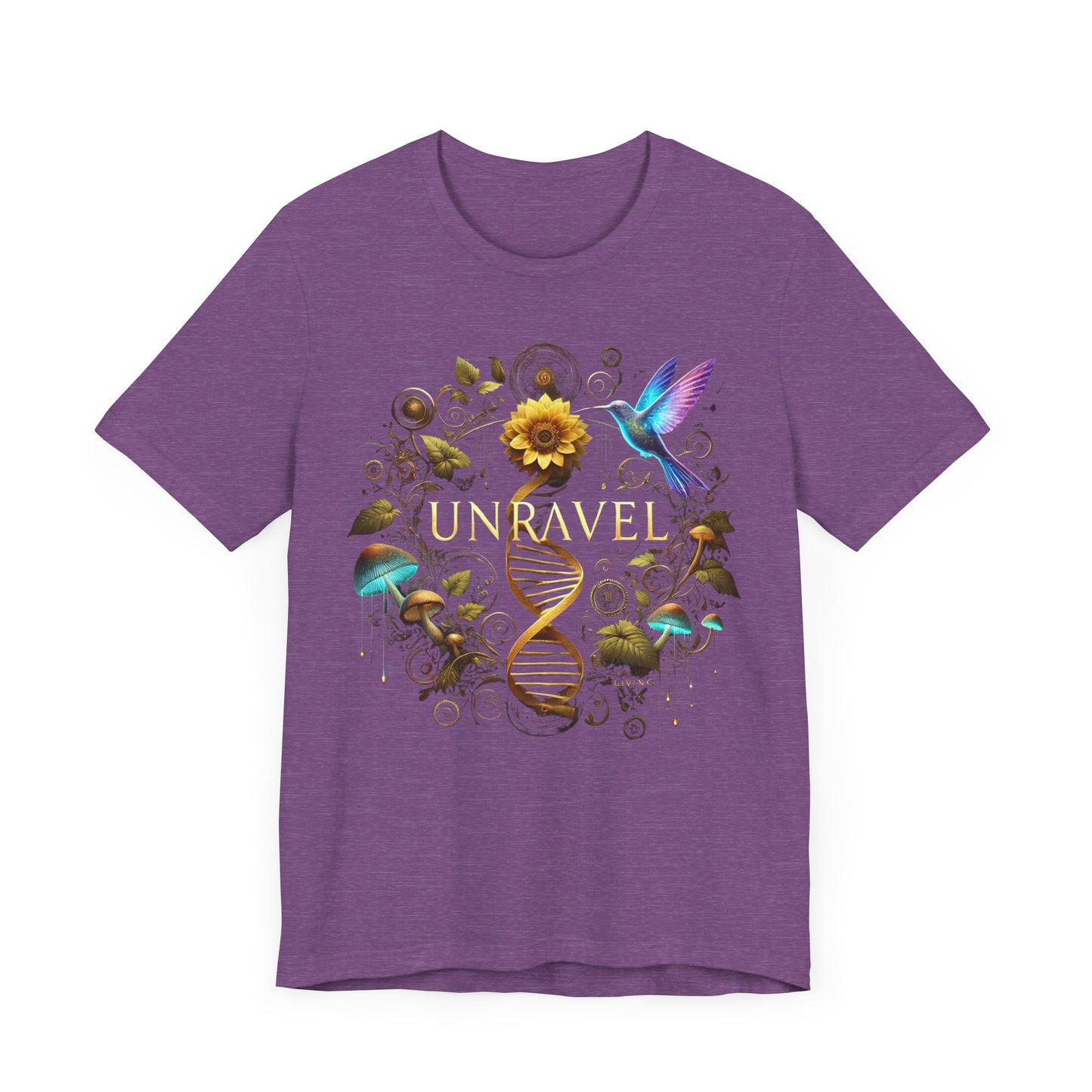 Unravel Unisex Short Sleeve Tee - Perfect for Spring and Everyday Wear