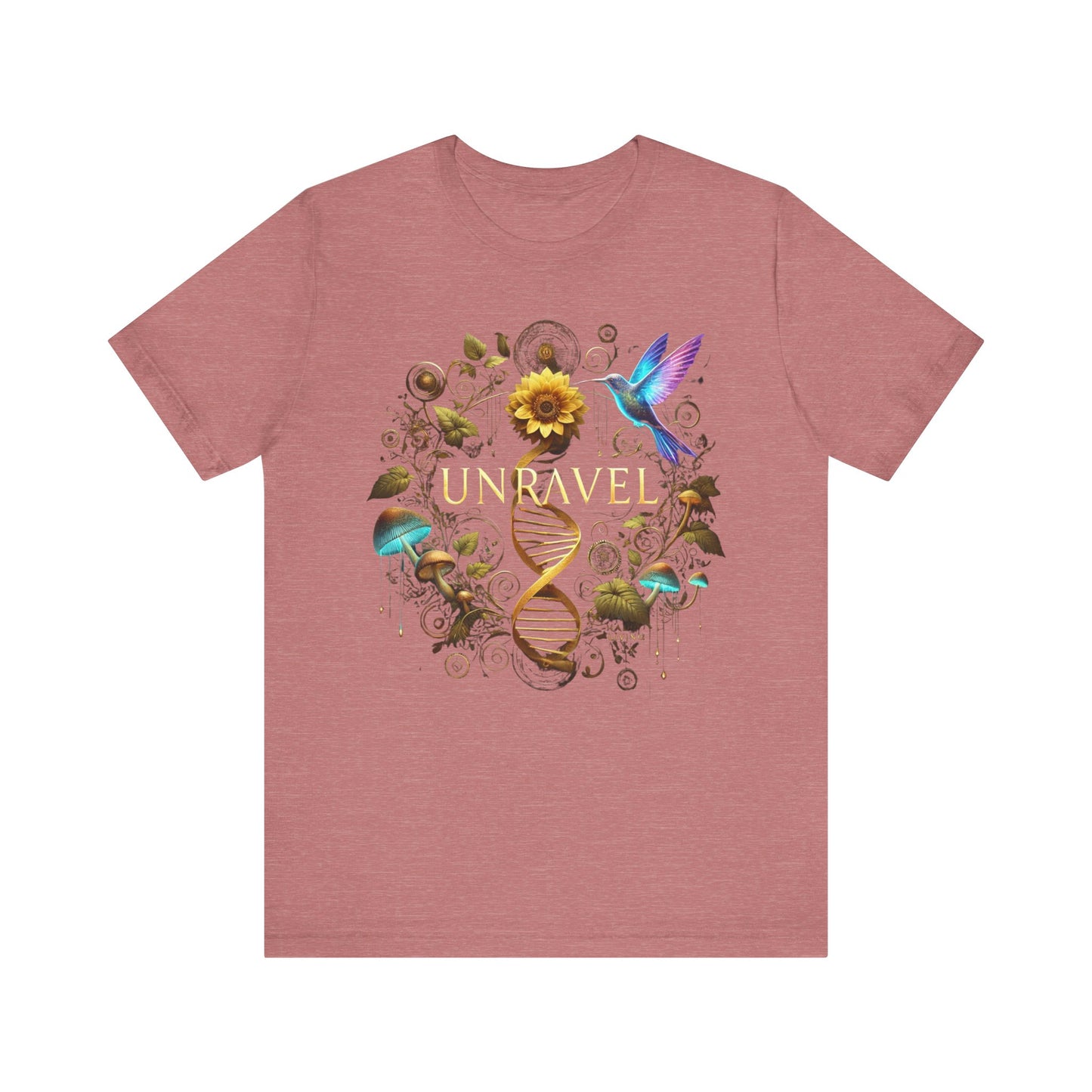 Unravel Unisex Short Sleeve Tee - Perfect for Spring and Everyday Wear