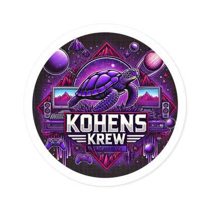 Round Stickers, Indoor\Outdoor :  Profits go to Kohen's Cancer Treatment!